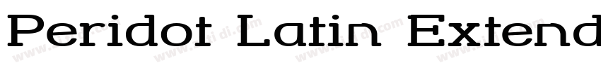 Peridot Latin Extend字体转换